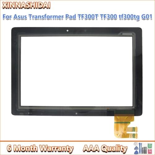 For Asus Transformer Pad TF300T TF300 tf300tg G01 Version Digitizer Touch Screen Glass 69.10I21. G01