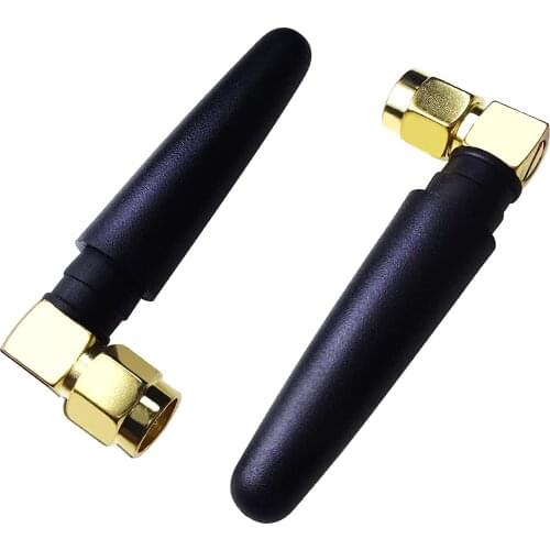 Eightwood 433 Mhz SMA Male Antenna Rubber Duck Whip Straight for Car Radio RFID GSM Cell Phone