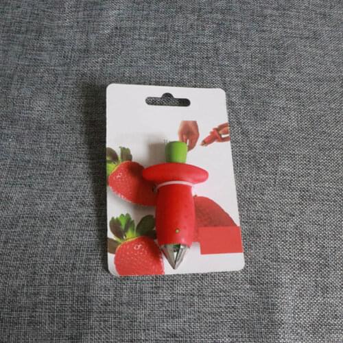 Kitchen Fruit Gadget Tools 1 pcs Strawberry Slicer Cutter Strawberry Corer Strawberry Huller Leaf Stem Remover