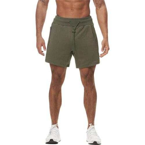 Summer Mens Run Jogging Shorts Gym Fitness Bodybuilding Workout Sports Sportswear Male Short Pants Knee Length Beach Sweatpants