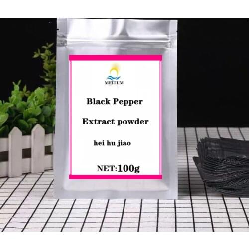 Hot Selling Black Pepper Extract Powder 98% Piperine, Hei Hu Jiao, Supports Weight Control and Strengthens Immunity