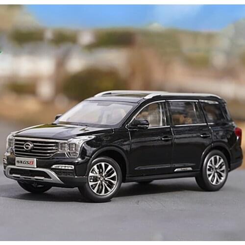 Diecast 1:24 GAC GS8 Car Model 2019 Off-road Vehicle Alloy Car Model Metal Collection Souvenir Ornament Display Vehicle Toy Gift