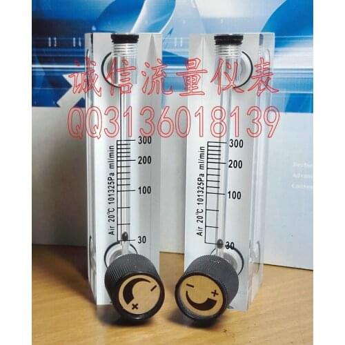 LZM-6 adjustable gas panel type flowmeter 30-300mL (ML) /min (min)