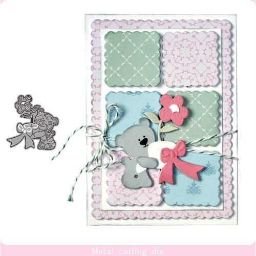 Bear pot Metal Cutting Dies for DIY Scrapbooking Photo Album Decorative Embossing Paper Card Crafts Die Cut 2019