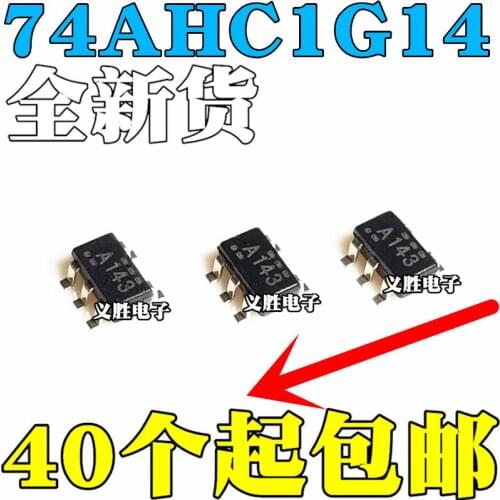 3PCS New and original SN74AHC1G14DBVR SOT23-5 A14G A14L A143 A14S Patch SOT23-5 logic circuit chip, single-channel Schmitt trig