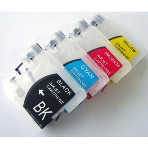 Refillable Cartridges for Brother LC16 LC38 LC61 LC65 LC67 LC980 LC990 LC1100 printer