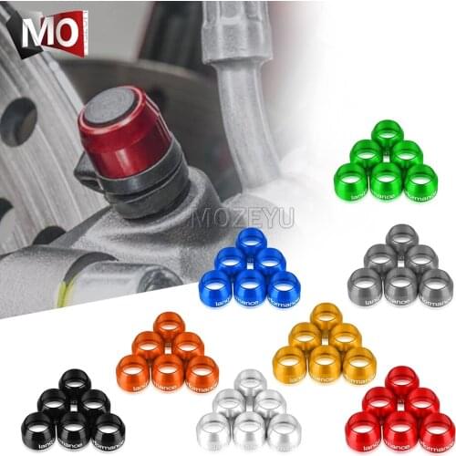 Motorcycle Universal Billet Bleed Valve Cover Kit For MOTO GUZZI V11 KYMCO Like150 180 CK150T-3/KCC Acc Kcc 150 180 G-DING
