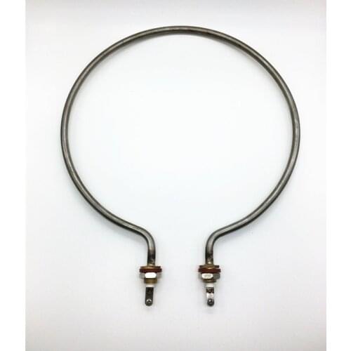 Coil heating element for drum, ring shape heat tube