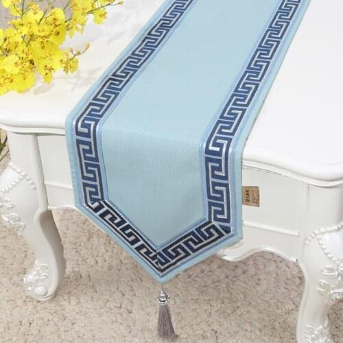 New modern classical table runner tassels table cloth cabinet cover bed runner cabinet cover decorative party home hotel