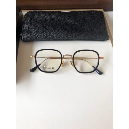 The New 2021 Lightweight Pure Titanium CH5171 Handmade High-Quality Prescription Glasses With Small Square Frame