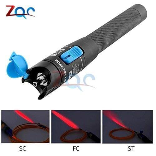 Portable Red Light Laser Fiber Optic 1mW 5KM Source Test Pen Visual Fault Locator Fiber Optic Cable 1mW 3-5KM Tester Tool
