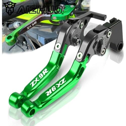 CNC Adjustable Clutch Brake Lever FOR KAWASAKI ZX9R ZX-9R 2000-2003 2002 Motorcycle ZX 9R Extendable Handbrake Lever Accessories