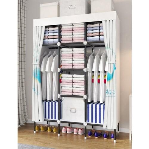 Home Furniture Wardrobes Cabinets Closets Armable Modern Simple Clothing Cupboard Thickened Organizers Wardrobe Baby Locker