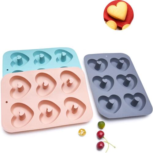 Silicone Cake Molds DIY Heart Silicone Mold Cake High Temperature Resistance Cake Mold Fondant Molds Cake Decorating Tools