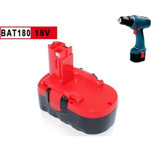 18V 3000mAh Replacement Power Tool Battery for Bosch 2 610 909 020 BAT025 BAT026 BAT160 BAT180 BAT181 BAT189 2 607 335 680 1644K
