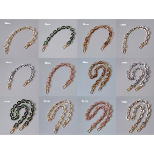 Acrylic Handle Strap Replacement for Handmade Beach Bag Bucket Handbag LX9F