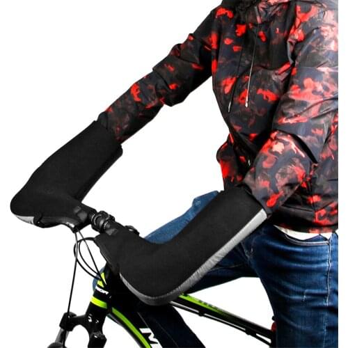 Bike Handlebar Bags Cycling Mountain Bike Handlebar Mittens Windproof MTB Bicycle Bar Warmer Covers Bike