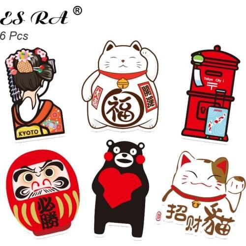 Japanese Style Stickers Waterproof Sunproof PVC Stickers for Luggage Stickers Laptop Skateboard Guitar Joural Bridge Decorate
