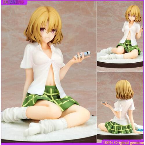 100% Original: To LOVE Ru Risa Momioka Sitting posture 14cm Action Figure Anime Figure Model Toys Figure Collection Doll Gift