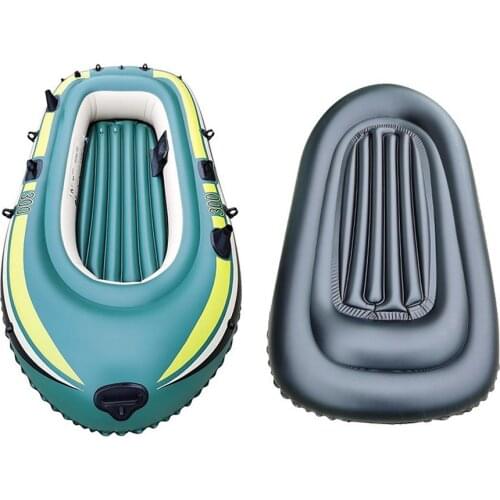 2 Adults+1 Child PVC Inflatable Kayak Fishing Boat Series Floating Rafting Boat Heavy Duty Canoe Fishing Boat Load-bearing 300kg