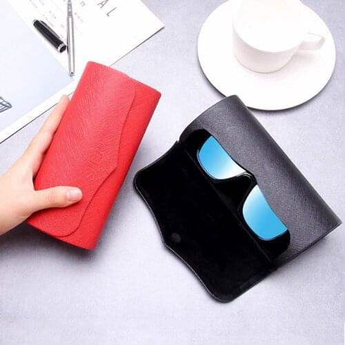 2019 Korea retro fresh glasses case women sunglasses box fashion simple glasses case men Myopia glasses Box