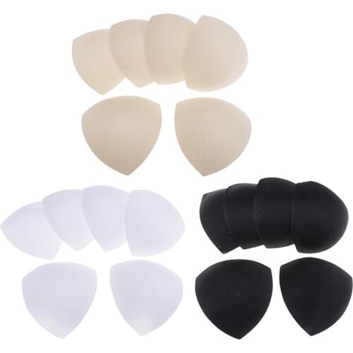 3 Pairs Triangle Inserts Pads Cup Bra Women Sports Enhancer Yoga Bikini Swimsuit