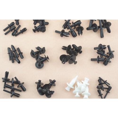 60pcs Car Clips Trim Mountings Retainer Fastener Screws Repair Components Nuts