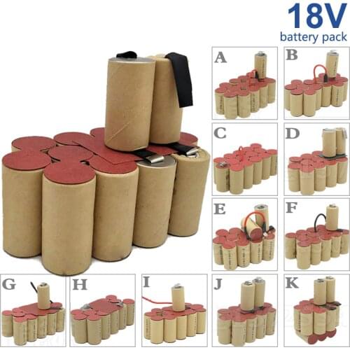 18V 4000mAh Ni MH battery pack Welding custom tool cd for Black Decker Bosch Dewalt FESTOOL Hilti Hitachi Makita Metabo