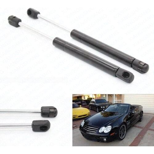 2pcs Trunk Boot Auto Gas Springs Lift Supports Dampers For Mercedes Benz SL500 SL55 AMG SL65 2003-2004 2005 2006 2007 33.3CM