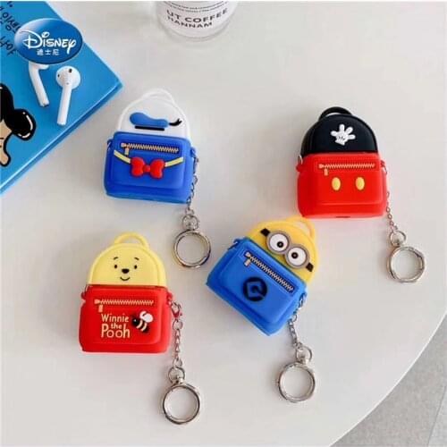 Disney Cute Pooh AirPods Case For Apple AirPods pro 3 case Wireless Bluetooth case for airpod 1 2 Soft Silicone 3D Charging box