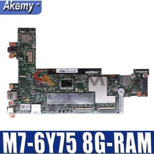 For lenovo Thinkpad X1 TABLET X1T Laptop Motherboard 15218-2 LGF-1 MB 448.04W08.0021 00NY793 With M7-6Y75 8G-RAM 100% Full Test