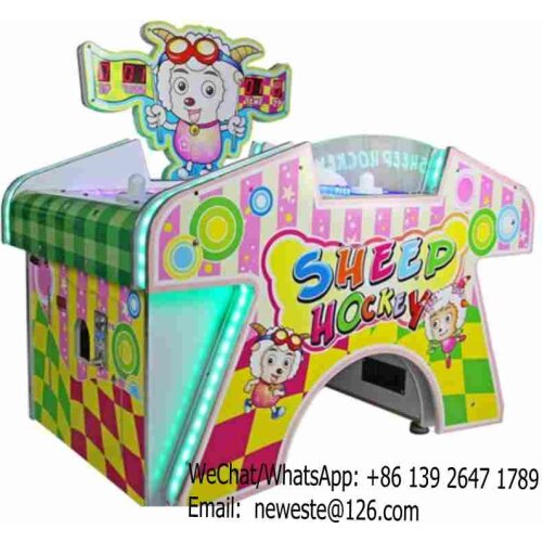 Coin Operated Sheep Kids Air Hockey Table Arcade Game Machine