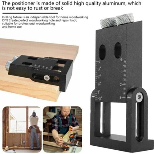 Pocket Hole Locator Jig Kit 15 Degree Angle Oblique Hole Drilling Guide Positioner With Quick Clamp Wood Working Tool