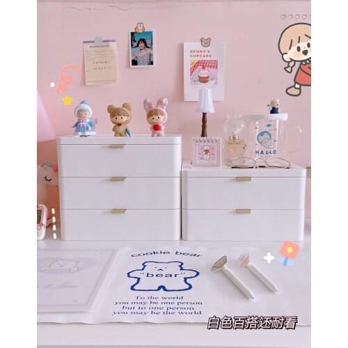 Home Desktop Storage Box Portable Organizer Drawer Cosmetic Makeup Container Cotton Swab Stick Organizing Case Holder