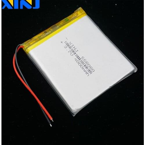 XINJ 3.7V 4000mAh Li lithium polymer battery li po Li ion cell 558080 For GPS tv box speaker E-book MID PDA DVD IPAQ Tablet PC