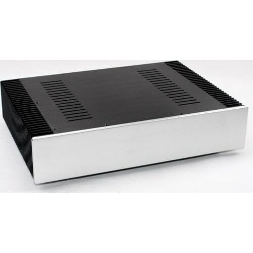 LL4309 Aluminum Enclosure power amplifier chassis Class A AMP box dual heatsink