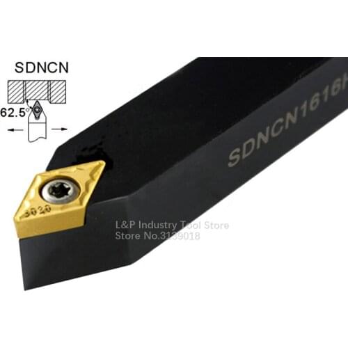 New Good Quality 62.5 Degrees 16*16mm SDNCN1616H07 Cylindrical External Toolholder Not Including Blade DC**0702