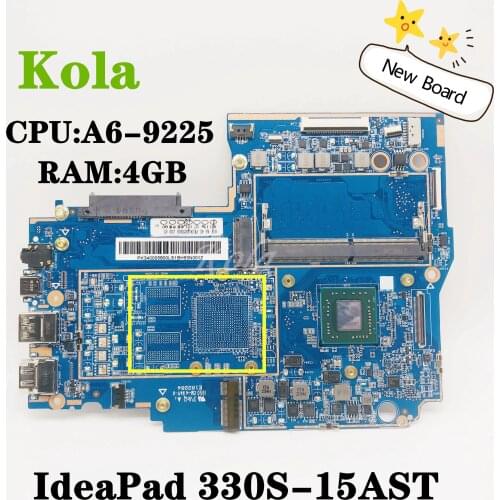 NEW For Lenovo IdeaPad 330S-15AST laptop Motherboard Mainboard With CPU A6-9225 4GB RAM Integrated motherboard 100% fully tested