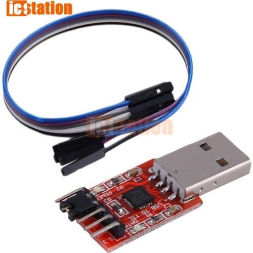 NEW CP2102 6PINS module USB 2.0 to TTL serial UART converter STC download cable PL2303 Super Brush line upgrade(RED) FOR arduino