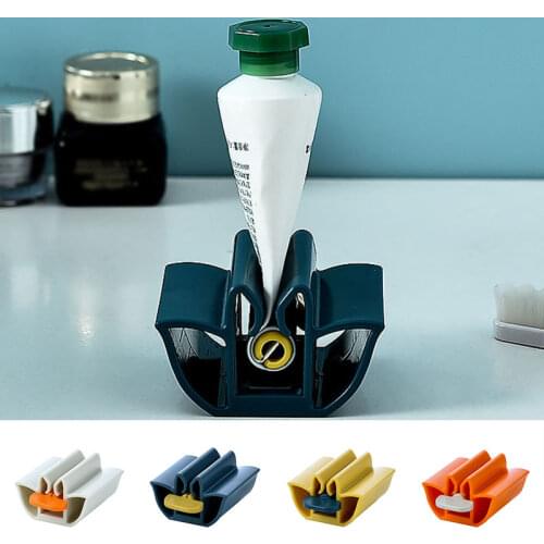 Plastic Toothpaste Squeezer Bathroom Supplies Toothpaste Cleanser Squeezing Clip Rolling Holder Household Toothpaste Clip-on