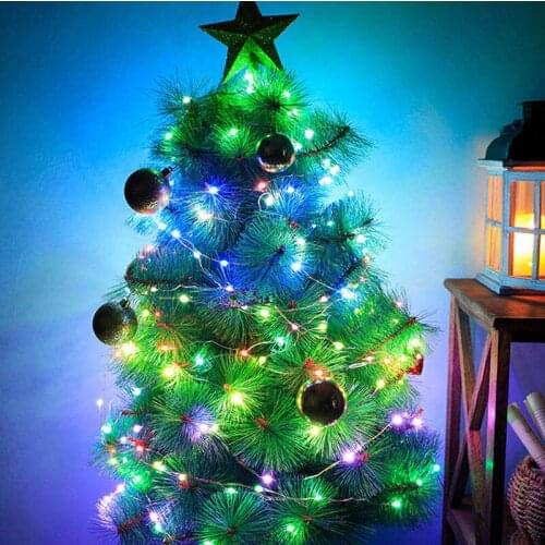 Christmas tree decoration DC 5V LED pixel point control light string USB interface marquee water light holiday atmosphere light