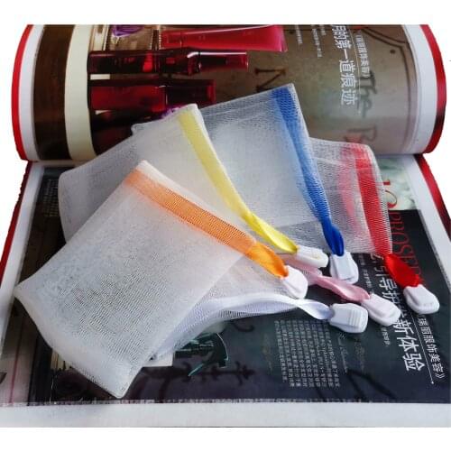Soap Foaming Net Soap Net soap bag Soap bubble net bubble bag Bath net Bath flower double layer soap net bathroom bag