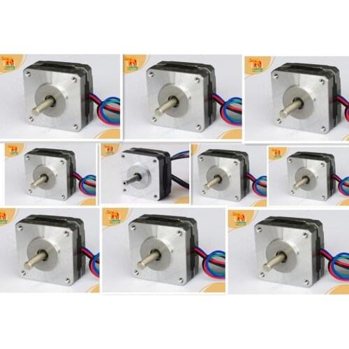 Germany ship! Wantai10pcsNema16 Stepper Motor 39BYG003 0.1N.M(14oz-in) 0.48A 20mm CE ROHS ISO CNC Mill Cut Laser Engraving