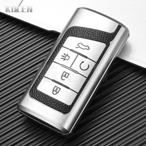 TPU Leather Type Car Key Case Cover Fob Keychain For GAC Trumpchi GS4 7 GM8 GA3 6 GA4 S5 S3 Legend GS8 Protector Accessories