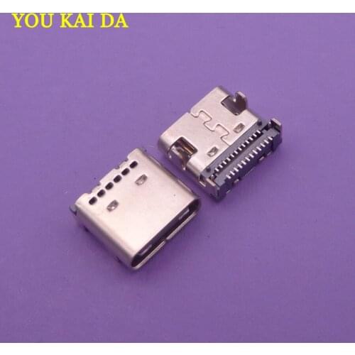 20pcs/lot 24 pin Type C USB Female Jack replacement repair micro USB Power jack socket Connector Charge charging Dock port Plug