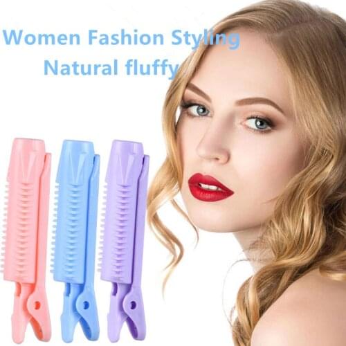 Korean Style Natural Fluffy Fashion Women Girls Hair Clips Easy-use Hair Making Tools Hair Accessories Curls Acrylic Hairpins
