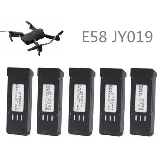 Battery For Eachine E58 JY019 Battery RC Drone Quadcopter Spare Parts Replace Rechargeable Battery 721855 3.7v 500mAh Battery