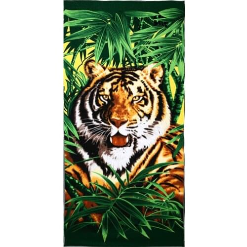 Striped Microfiber Large Bath Beach Towel for Adults 70*150cm Quick Dry Animal Print Men Women Swimming Beach Cover Towel ST043