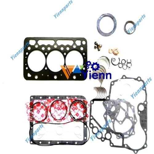 For Kubota D850 Overhaul Re-ring Kit Piston Ring Gasket Bearing Set LOADERS Excavator Tractor B-40 Diesel Engine Repair Parts