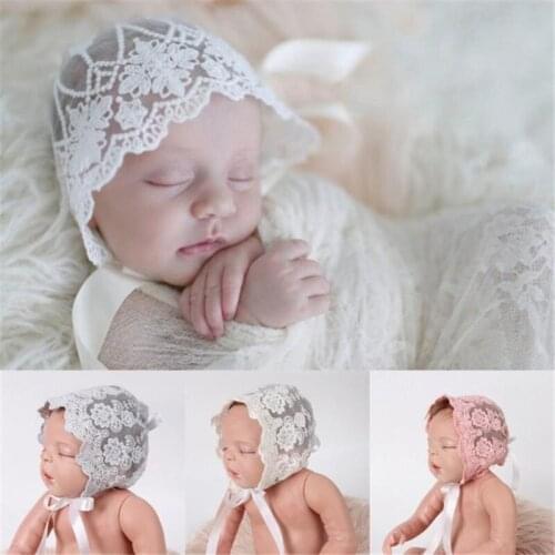 Newborn Photo Props Baby caps Boy Girl Summer Lace Hat Baby Infant Photography Accessories Toddler Infant Lace hat